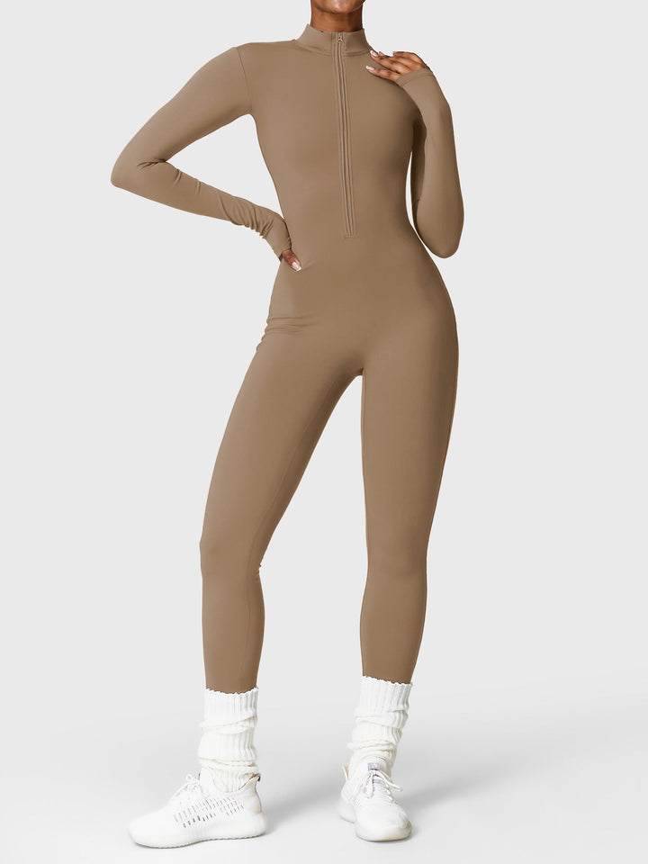 Helga | Stilfuld Premium Zip-Up Bodysuit