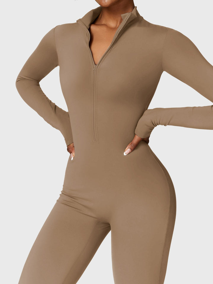 Helga | Stilfuld Premium Zip-Up Bodysuit