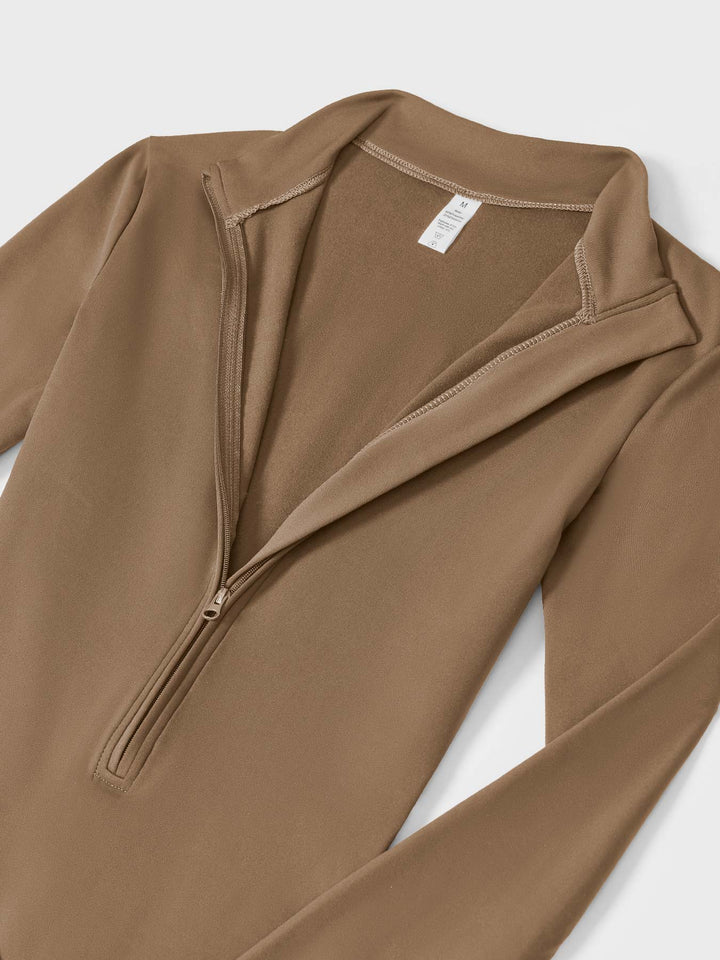 Helga | Stilfuld Premium Zip-Up Bodysuit