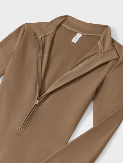 Helga | Stilfuld Premium Zip-Up Bodysuit