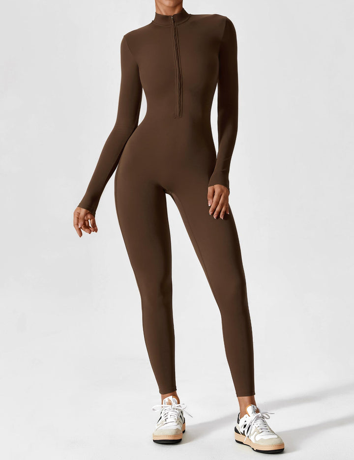 Helga | Stilfuld Premium Zip-Up Bodysuit