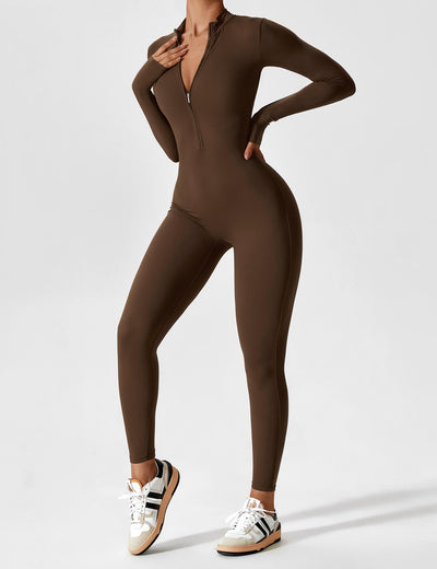 Helga | Stilfuld Premium Zip-Up Bodysuit