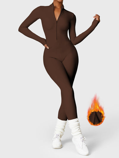Helga | Stilfuld Premium Zip-Up Bodysuit
