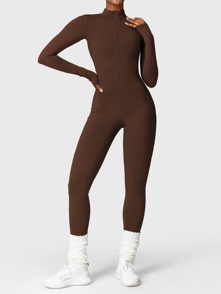 Helga | Stilfuld Premium Zip-Up Bodysuit