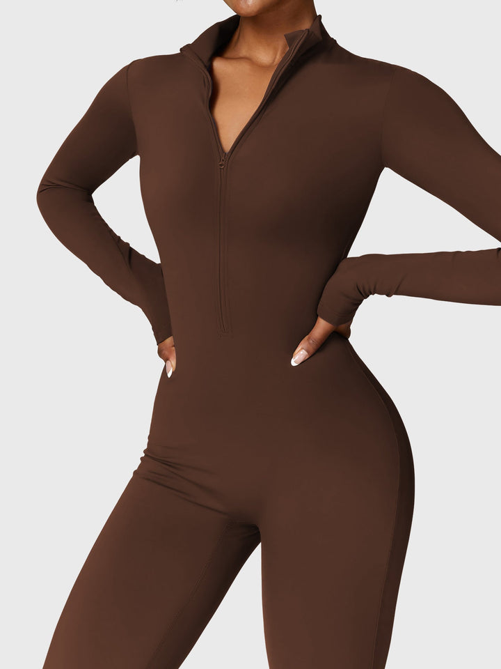 Helga | Stilfuld Premium Zip-Up Bodysuit