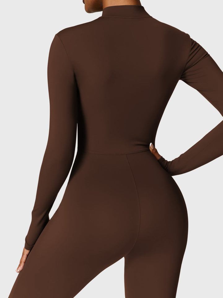 Helga | Stilfuld Premium Zip-Up Bodysuit