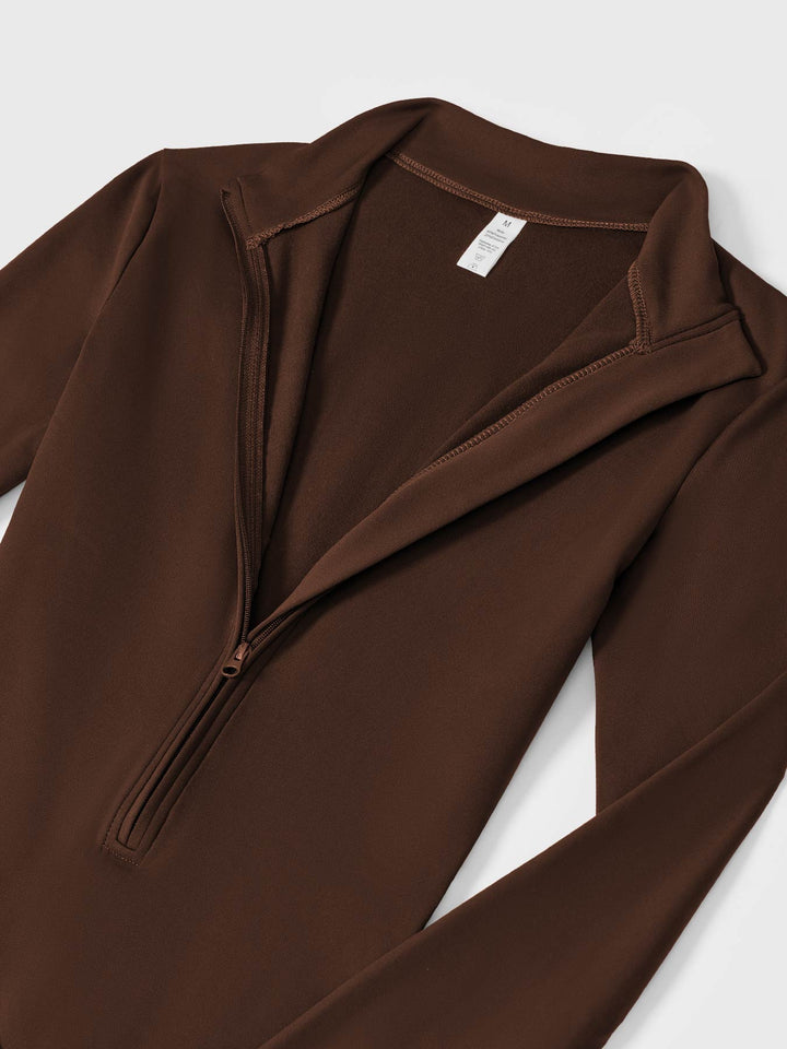 Helga | Stilfuld Premium Zip-Up Bodysuit