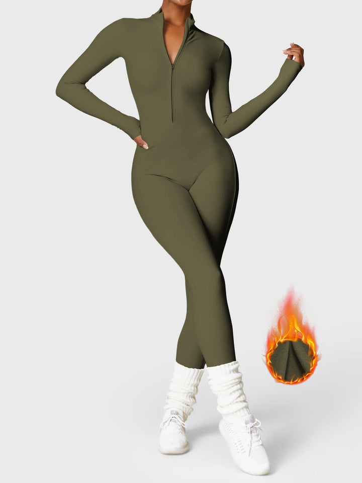 Helga | Stilfuld Premium Zip-Up Bodysuit