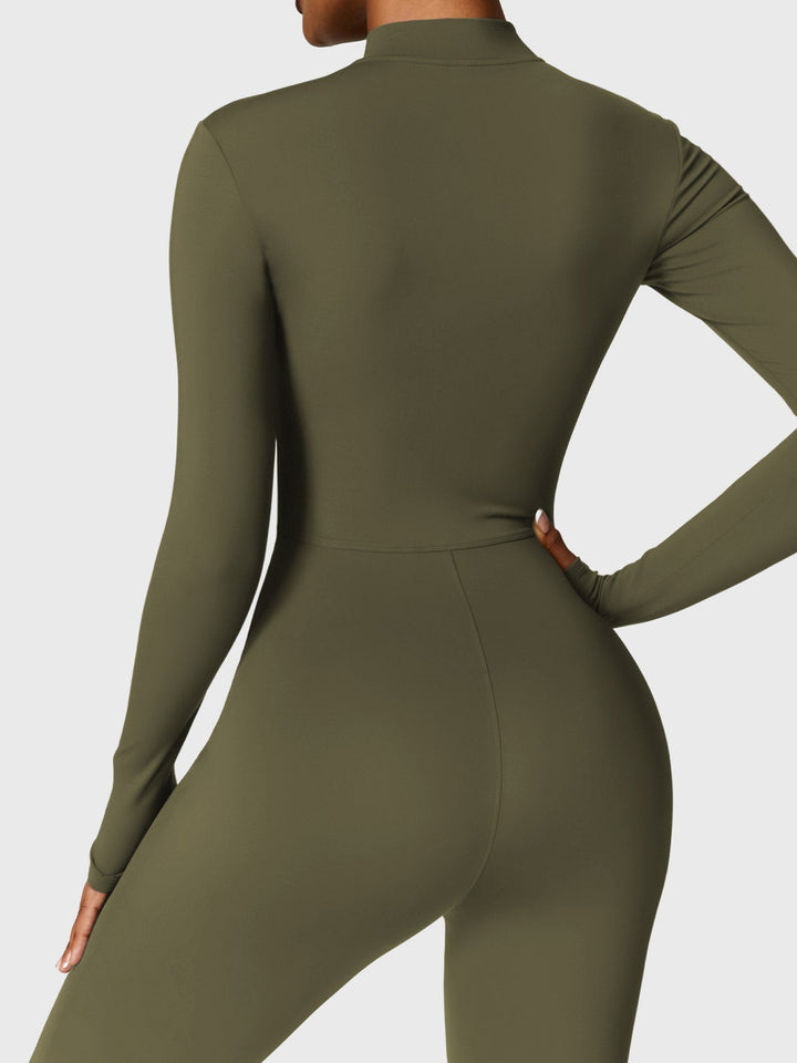 Helga | Stilfuld Premium Zip-Up Bodysuit