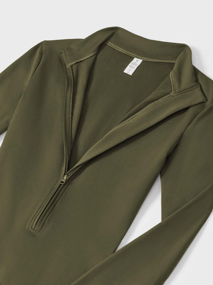 Helga | Stilfuld Premium Zip-Up Bodysuit