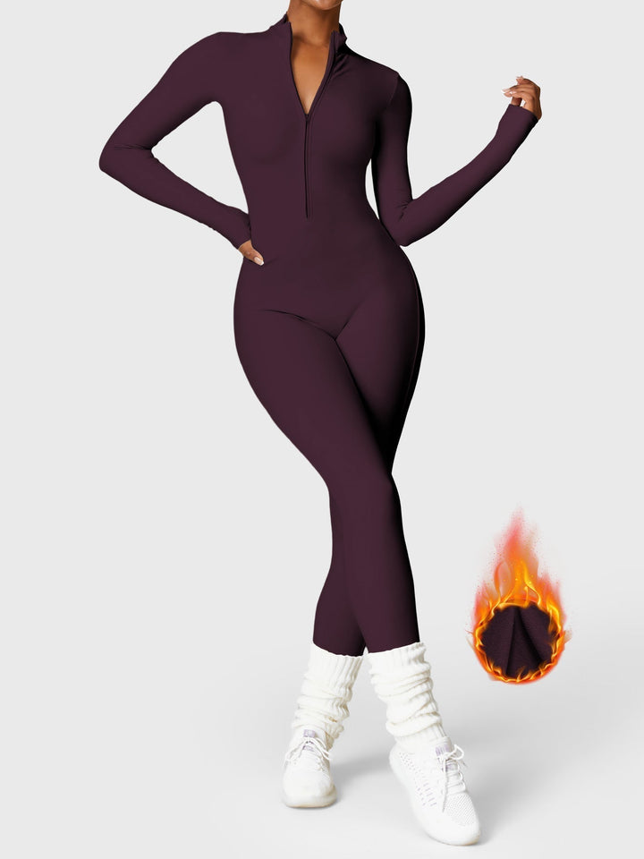 Helga | Stilfuld Premium Zip-Up Bodysuit