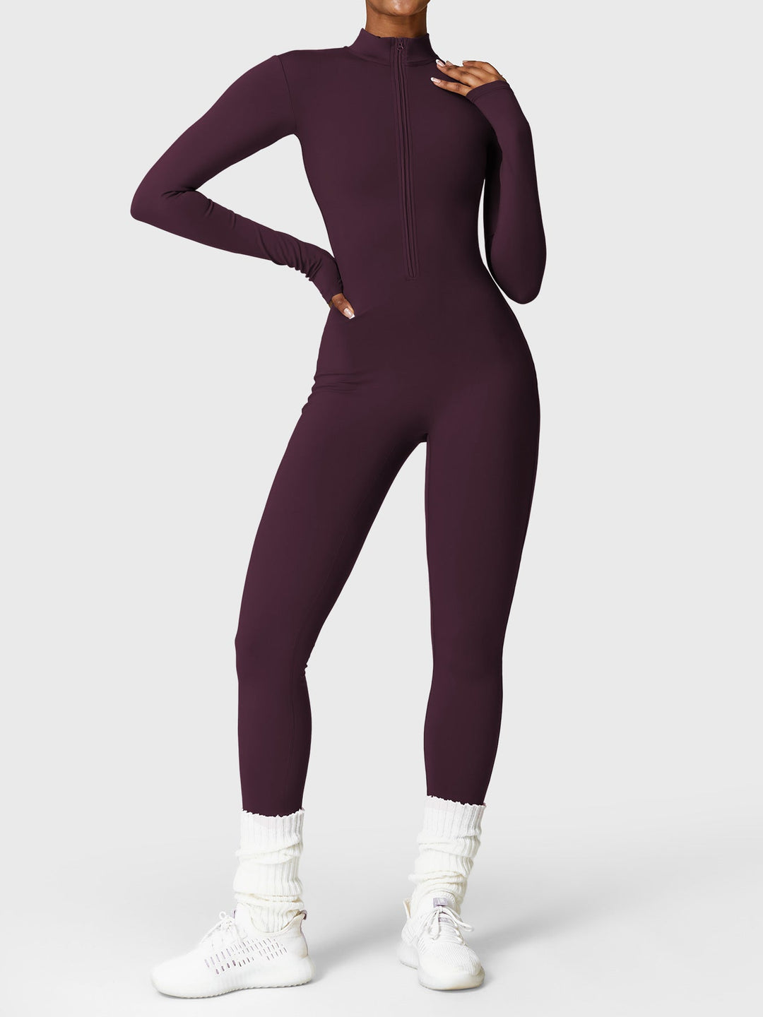 Helga | Stilfuld Premium Zip-Up Bodysuit