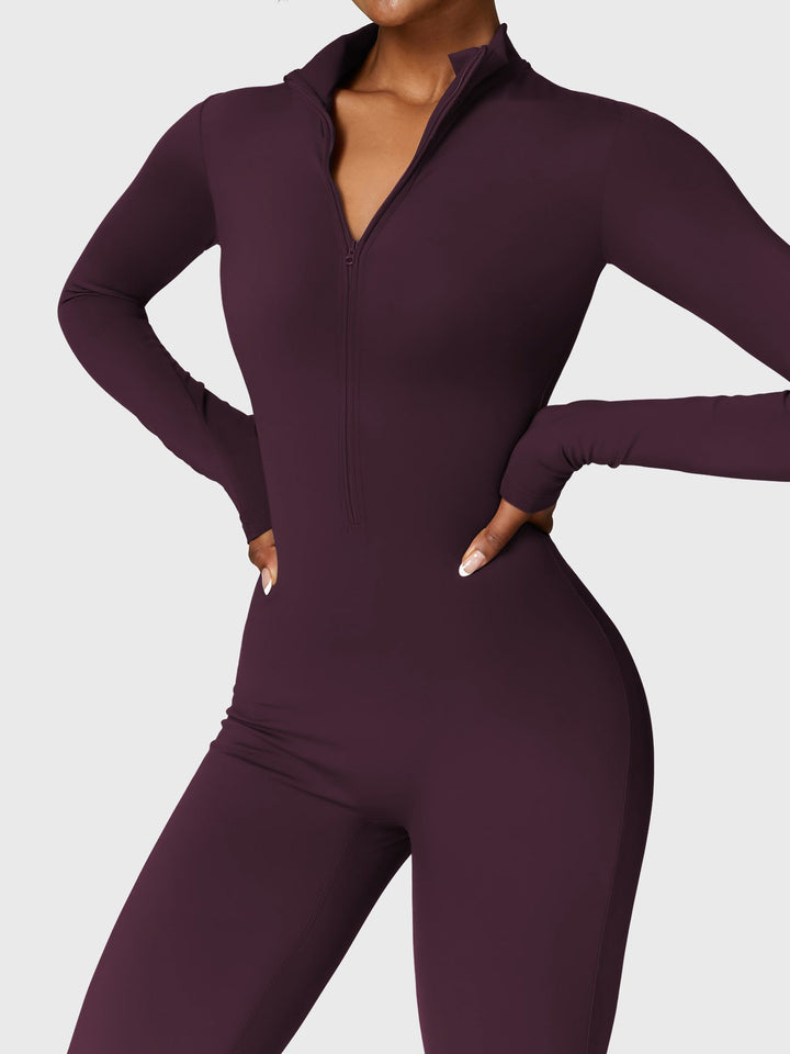 Helga | Stilfuld Premium Zip-Up Bodysuit