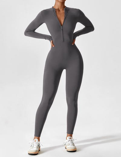 Helga | Stilfuld Premium Zip-Up Bodysuit