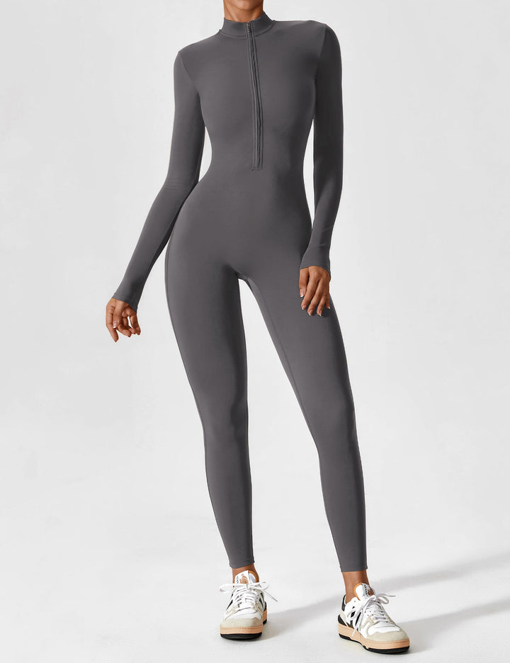 Helga | Stilfuld Premium Zip-Up Bodysuit