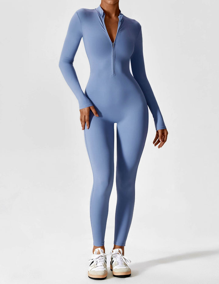 Helga | Stilfuld Premium Zip-Up Bodysuit