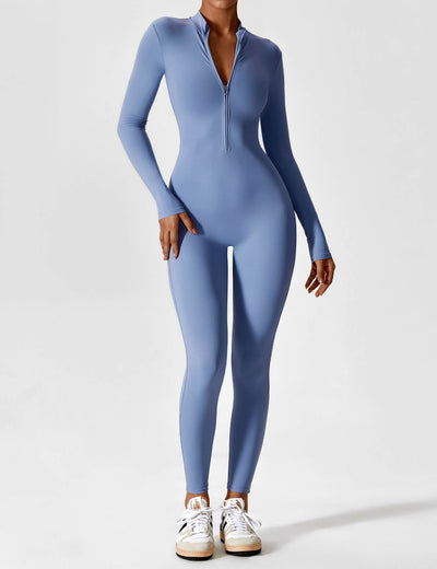 Helga | Stilfuld Premium Zip-Up Bodysuit