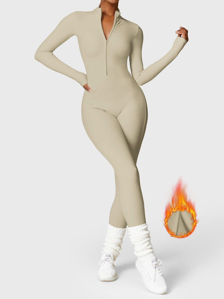 Helga | Stilfuld Premium Zip-Up Bodysuit