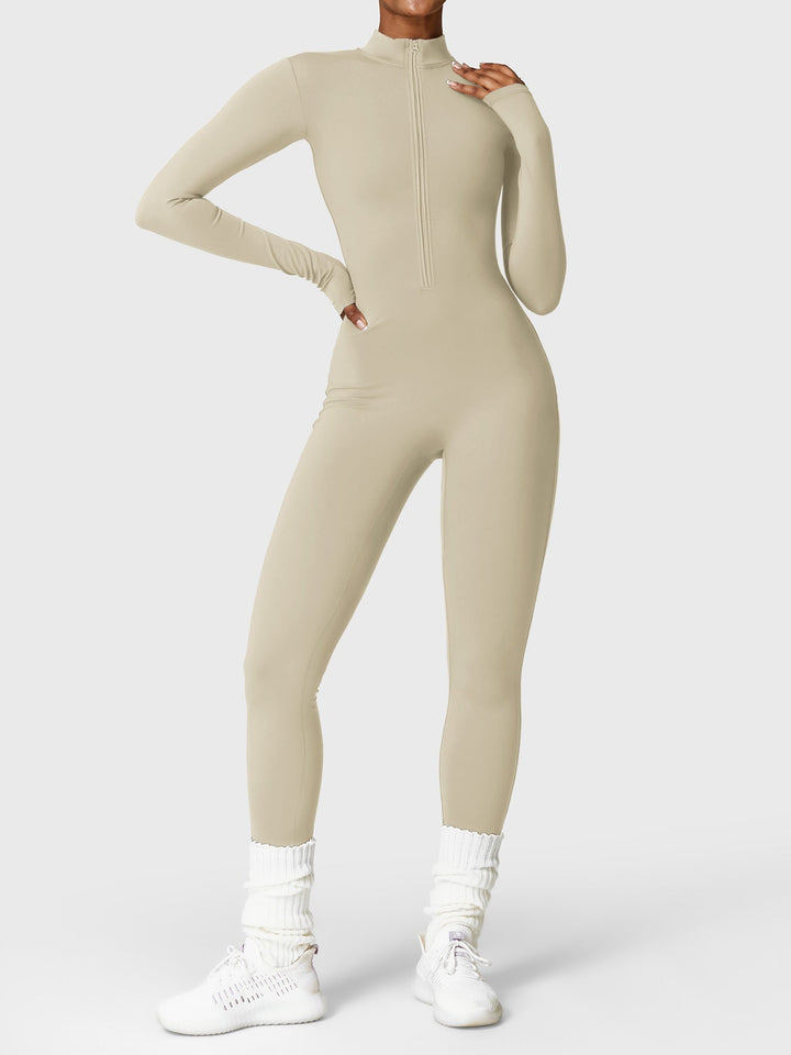Helga | Stilfuld Premium Zip-Up Bodysuit