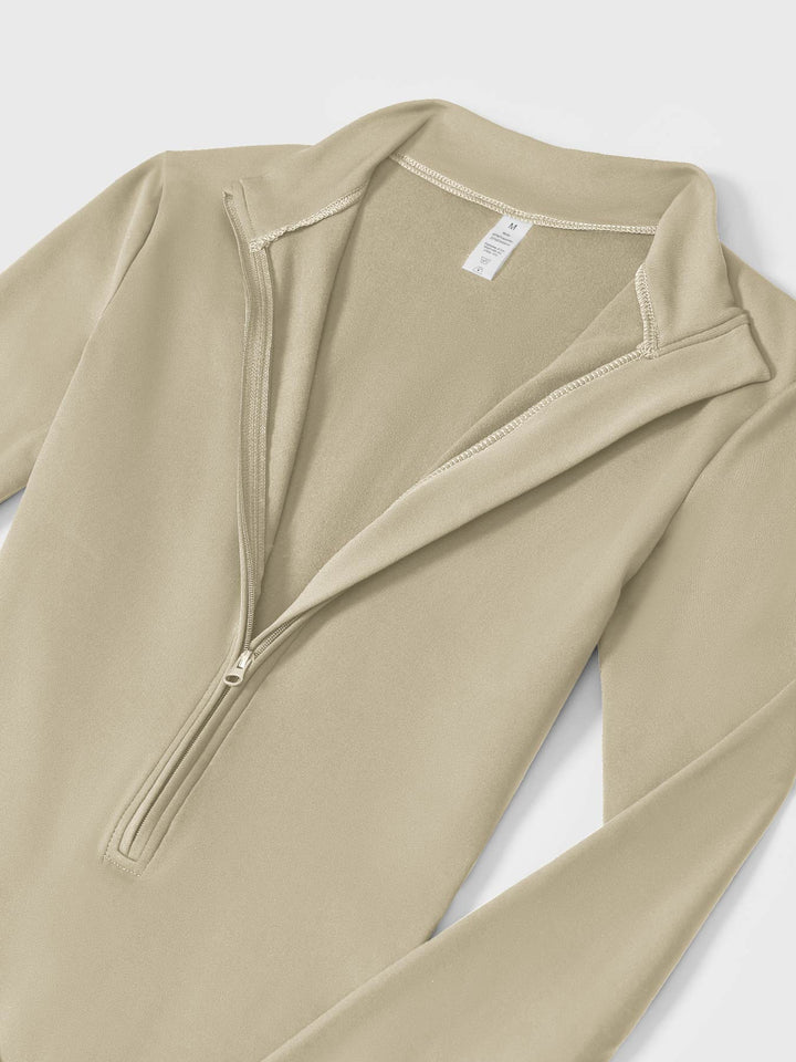 Helga | Stilfuld Premium Zip-Up Bodysuit