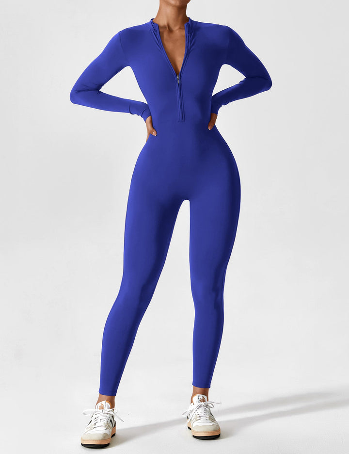 Helga | Stilfuld Premium Zip-Up Bodysuit