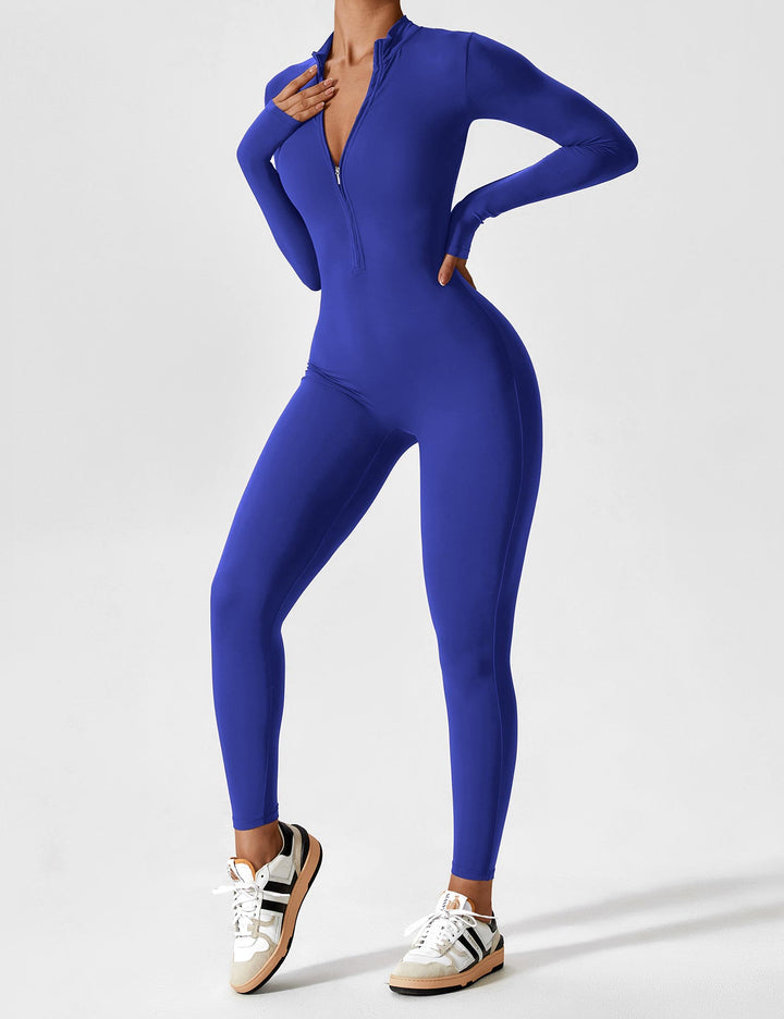 Helga | Stilfuld Premium Zip-Up Bodysuit