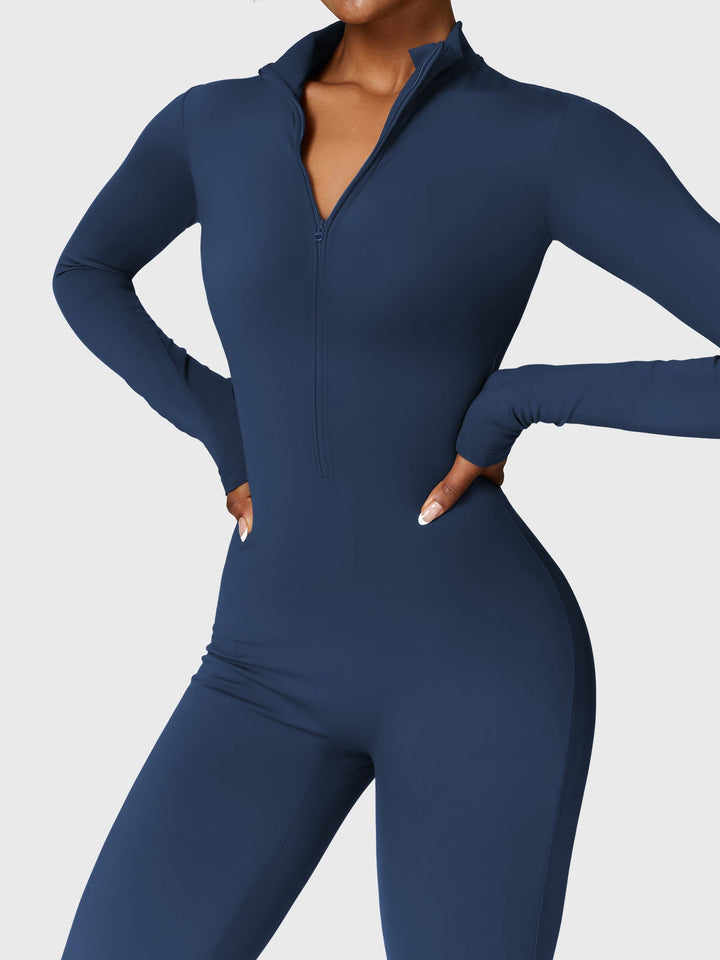 Helga | Stilfuld Premium Zip-Up Bodysuit